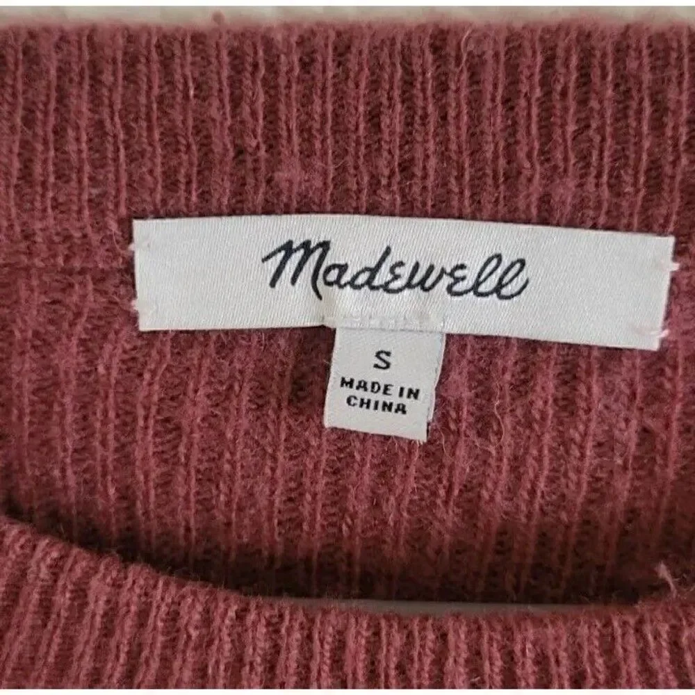 Madewell Baybrook Merino Wool Blend Pullover Sweater Women's Size S